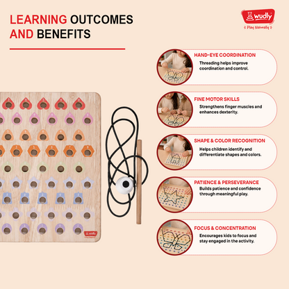 Wudly  Wooden Joyboard Educational Toy for Kids