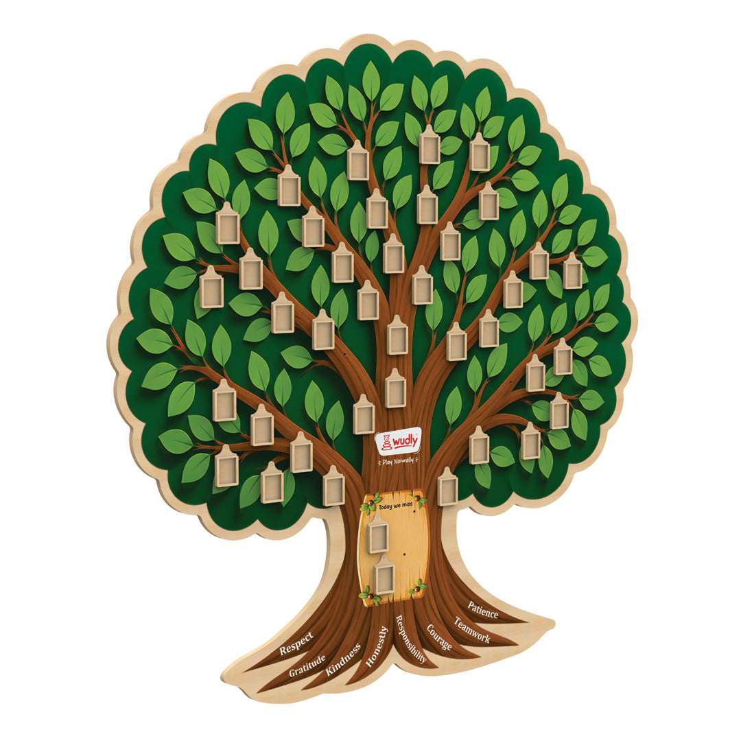 Wudly Wooden Attendance Tree