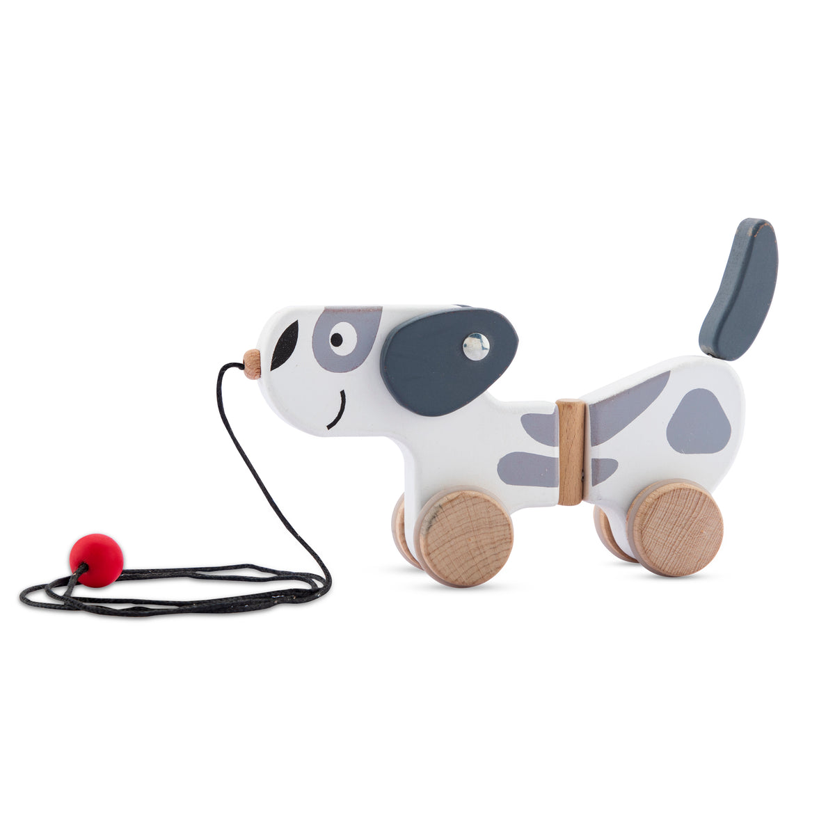 Wudly Wooden Dog Pull-Along Toy