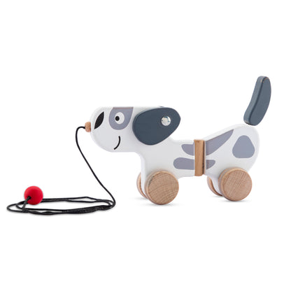Wudly Wooden Dog Pull-Along Toy