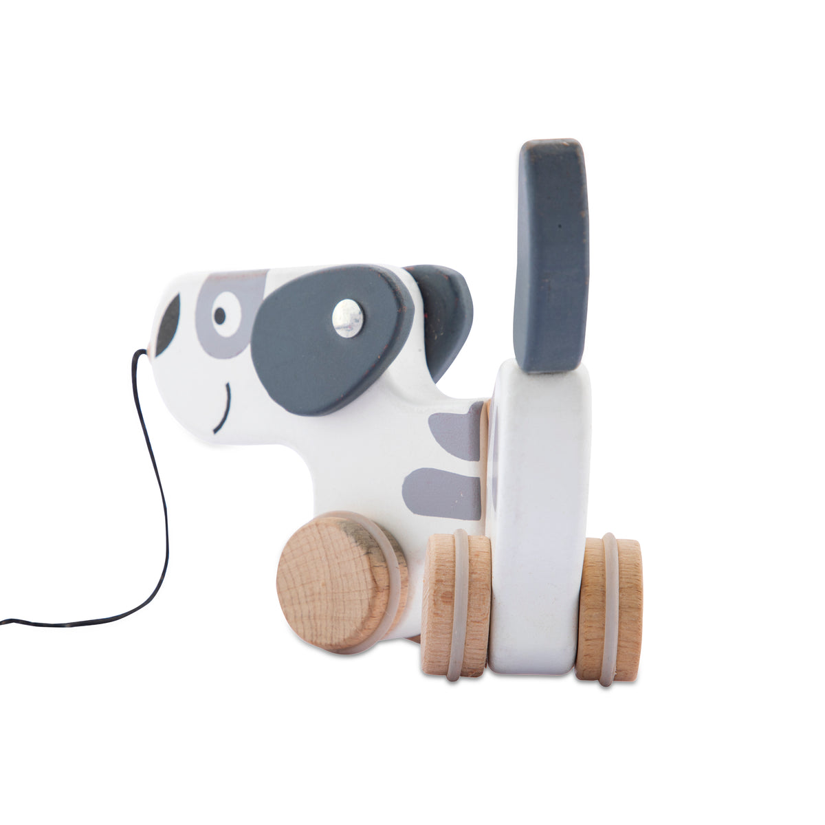 Wudly Wooden Dog Pull-Along Toy