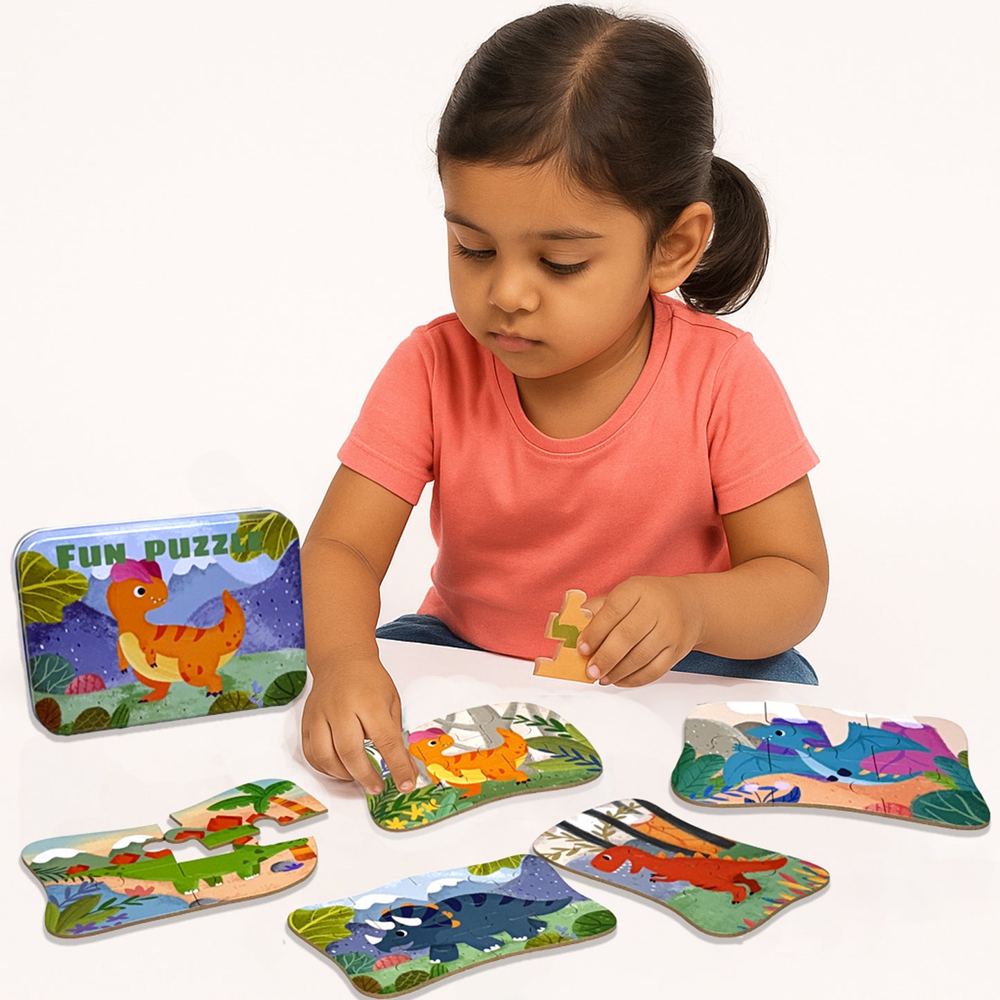 Wudly Progressive Puzzle Metal Box