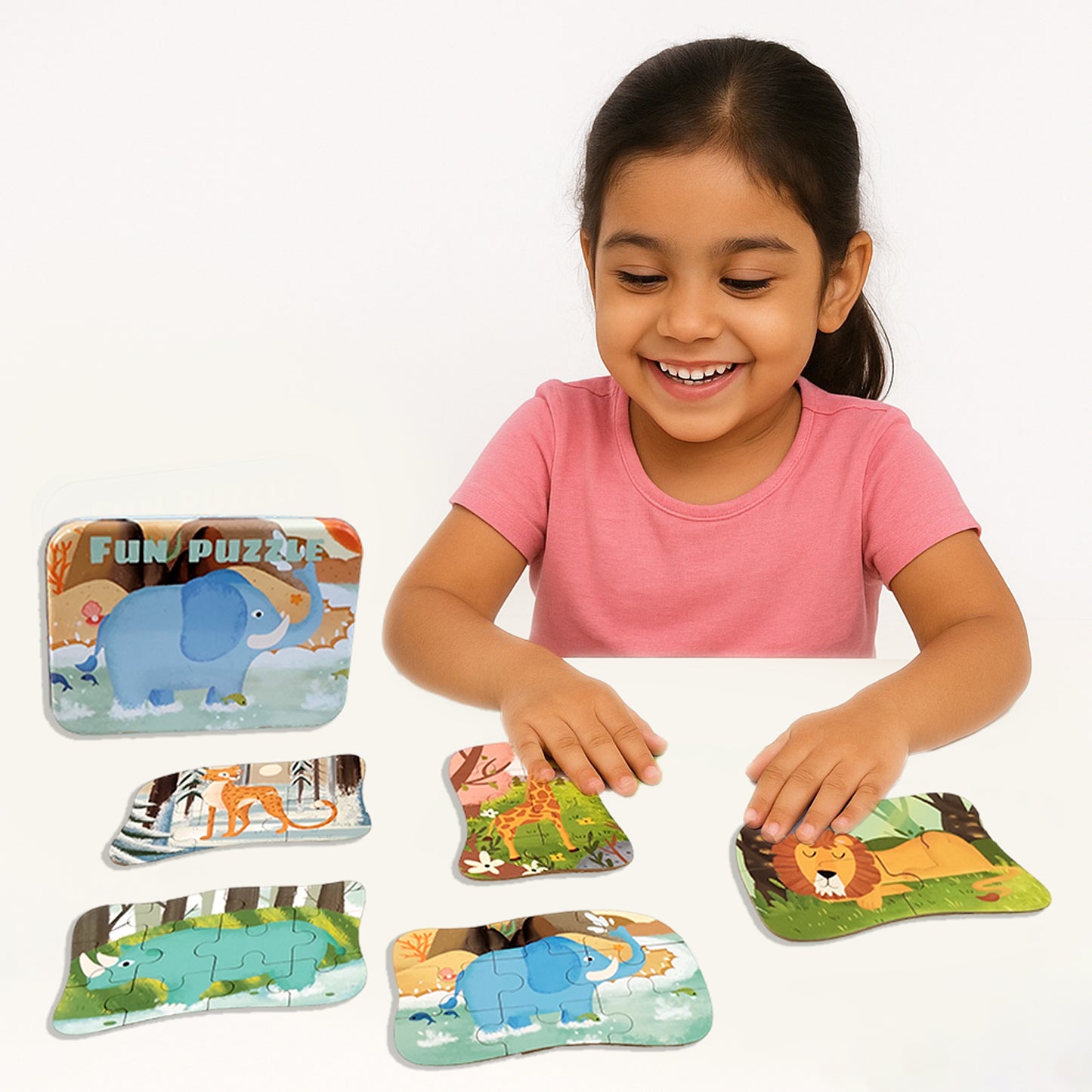 Wudly Progressive Puzzle Metal Box