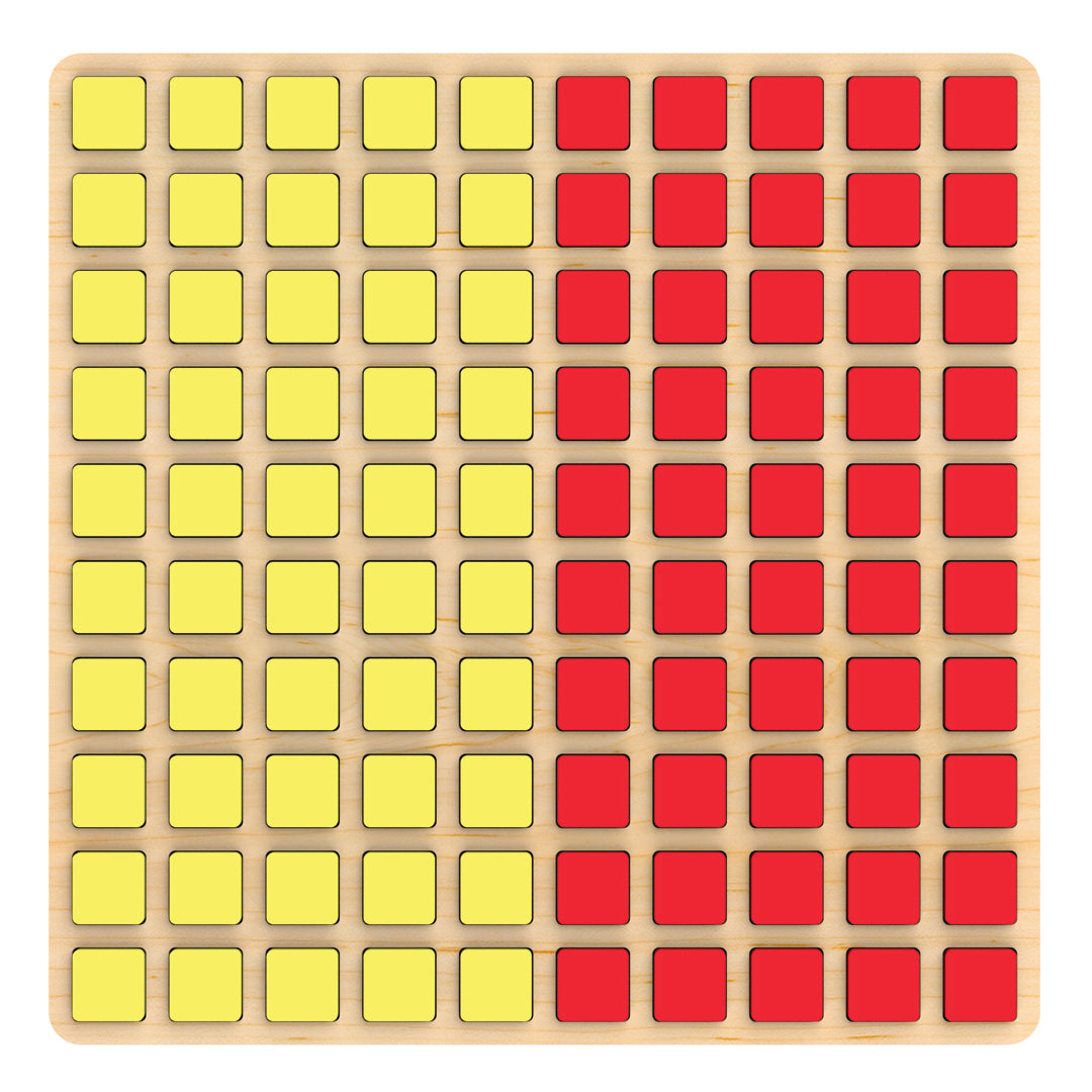 Wudly Wooden Fun Grid 100