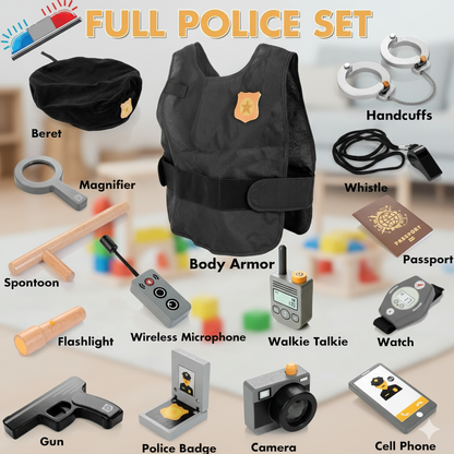Wudly Police Play Set
