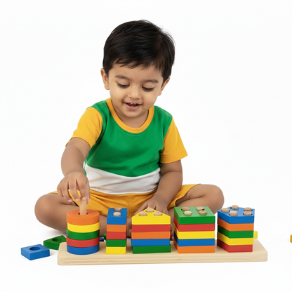 WUDLY Wooden Shape Sorter