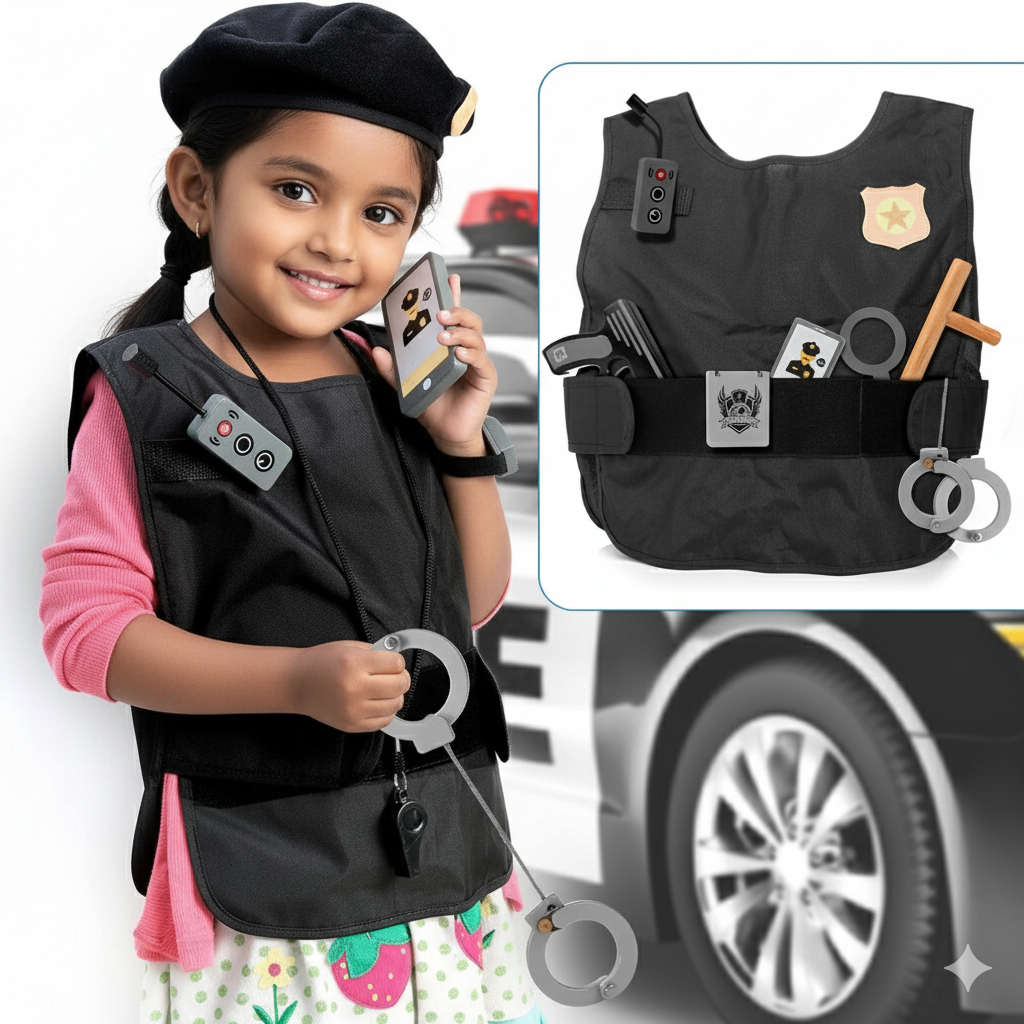 Wudly Police Play Set