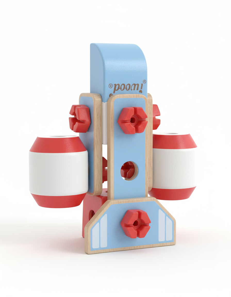 Wudly Wooden Helicopter