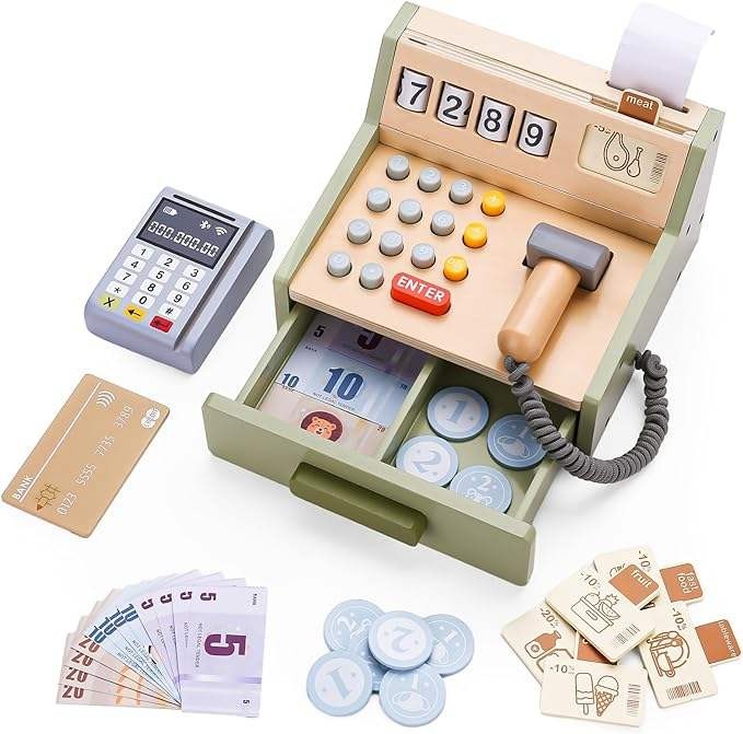 Wudly Cash Register Set