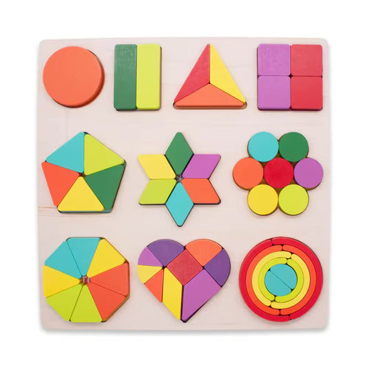 Wudly Wooden Shapes Puzzle