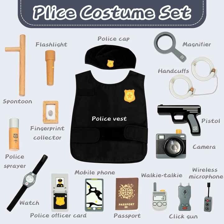 Wudly Police Play Set