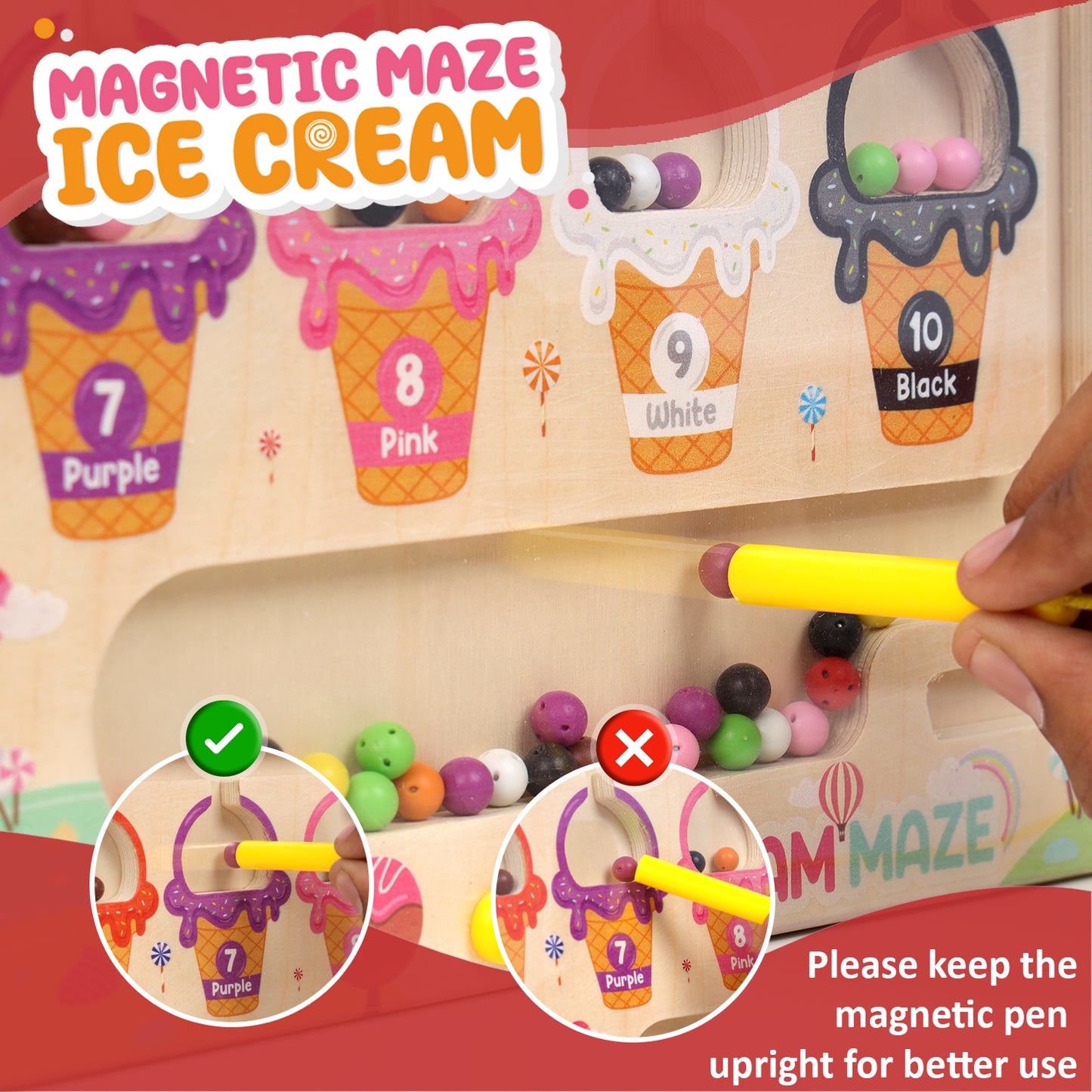 Wudly Ice Cream Maze