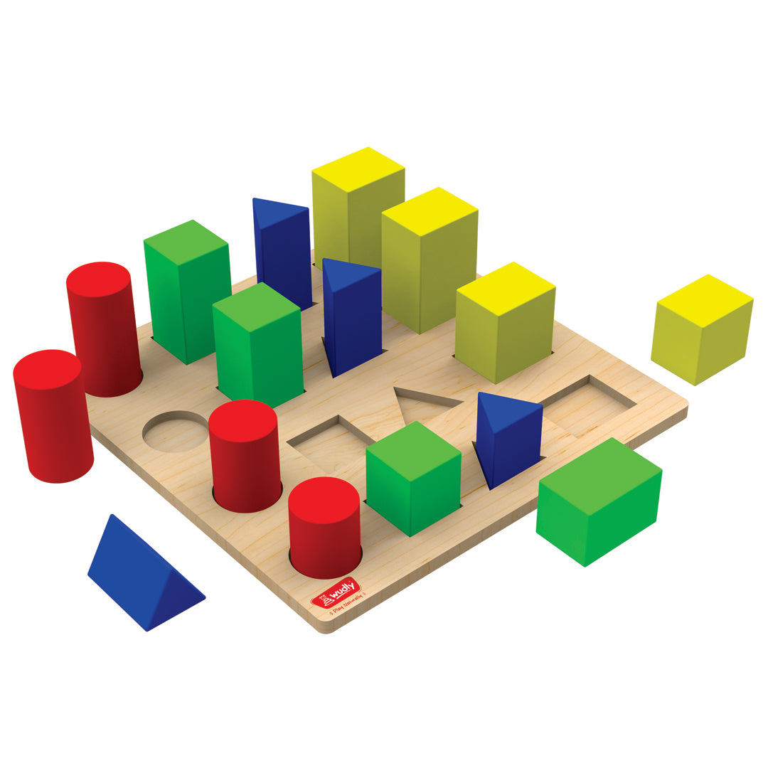 Wudly wooden Multicolor Shape Ascender