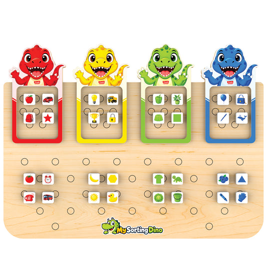 Wudly Wooden My Sorting Dino