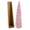 Wudly Wooden Pink Tower