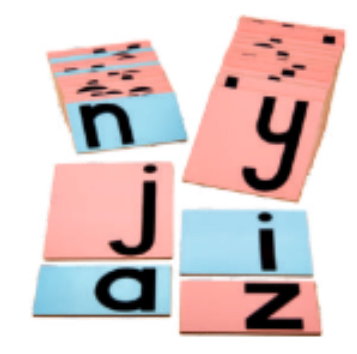 Wudly Wooden Sandpaper Small Latters