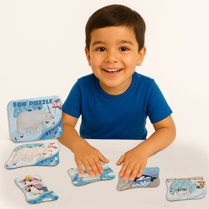 Wudly Progressive Puzzle Metal Box