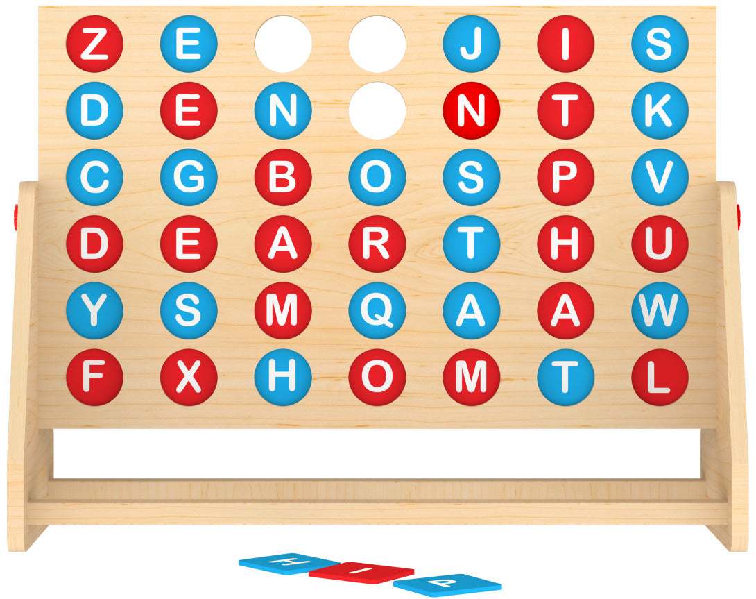 Wudly Wooden Alpho Spell English