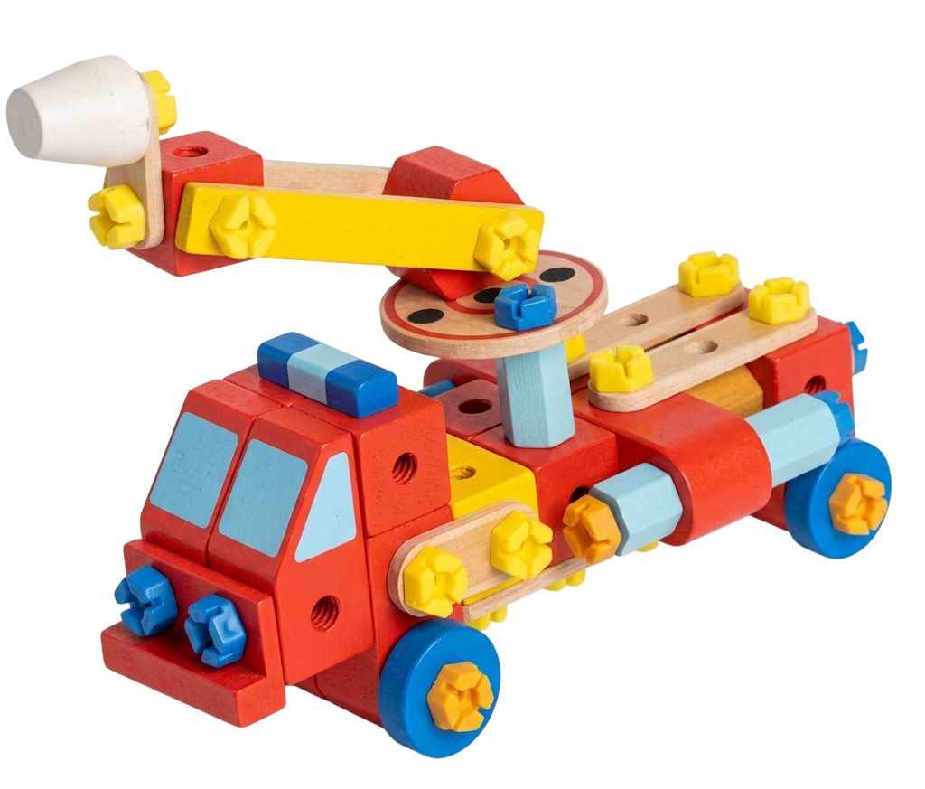 Wudly Wooden Fire Fighting Truck