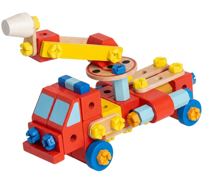Wudly Wooden Fire Fighting Truck