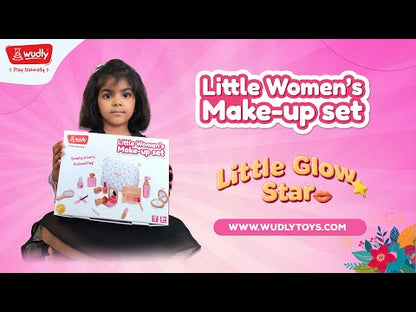 WUDLY Wooden Makeup Toy Set for Girls