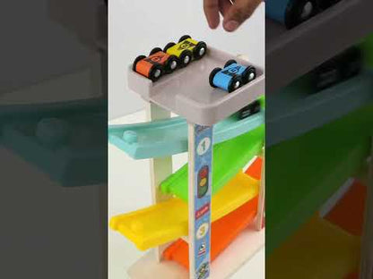 Wudly Wooden Car Ramp Racer